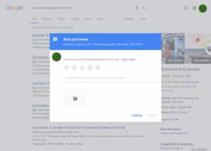 Review Screen Google